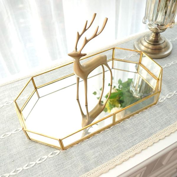 kitchen storage & organization nordic simple metallic glass mirror tray rectangular gold household cosmetics plate tableornaments
kitchen storage & organization nordic simple metallic glass mirror tray rectangular gold household cosmetics plate tableornaments