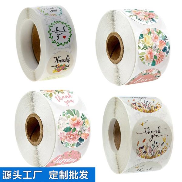 gift wrap 500pcs/roll sealing sticker thank you flower handmade crafts wedding decoration label wholesale custom roll
gift wrap 500pcs/roll sealing sticker thank you flower handmade crafts wedding decoration label wholesale custom roll