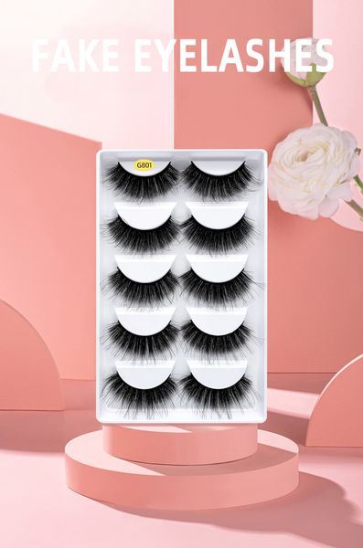 5pairs/set 3d mink eyelashes eye makeup natural thick false eyelashes make up eyelash extension fake g styles by hope12
5pairs/set 3d mink eyelashes eye makeup natural thick false eyelashes make up eyelash extension fake g styles by hope12