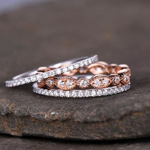wedding rings 3 pcs set full zircon for women gifts gold white color engagement finger ring female fashion jewellry, Slivery;golden
wedding rings 3 pcs set full zircon for women gifts gold white color engagement finger ring female fashion jewellry, Slivery;golden
