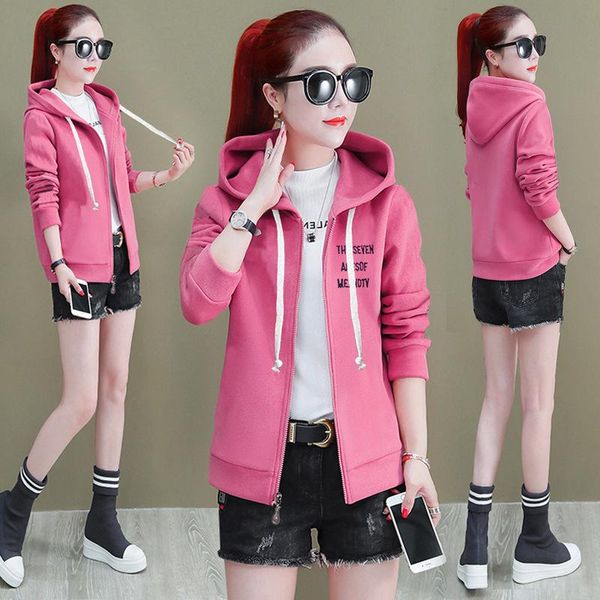 women's trench coats autumn and winter 2021 korean style hooded short cardigan sweater female students plus velvet jacket, Tan;black
women's trench coats autumn and winter 2021 korean style hooded short cardigan sweater female students plus velvet jacket, Tan;black