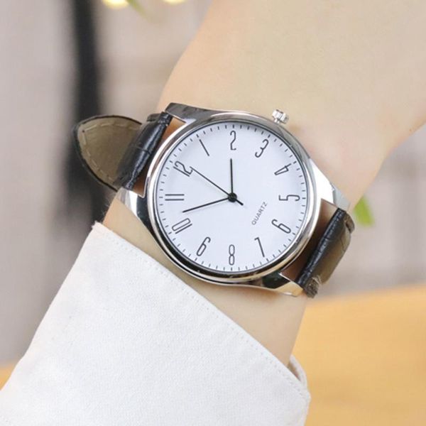 wristwatches the authentic watch couple simple stylish luxury mens business fashion leather quartz wrist, Slivery;brown
wristwatches the authentic watch couple simple stylish luxury mens business fashion leather quartz wrist, Slivery;brown