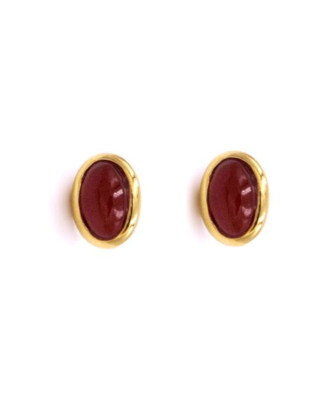 korean niche design stud earrings simple and fashionable red agate 925 sterling silver gold-plated classic jewelry accessories, Golden;silver
korean niche design stud earrings simple and fashionable red agate 925 sterling silver gold-plated classic jewelry accessories, Golden;silver