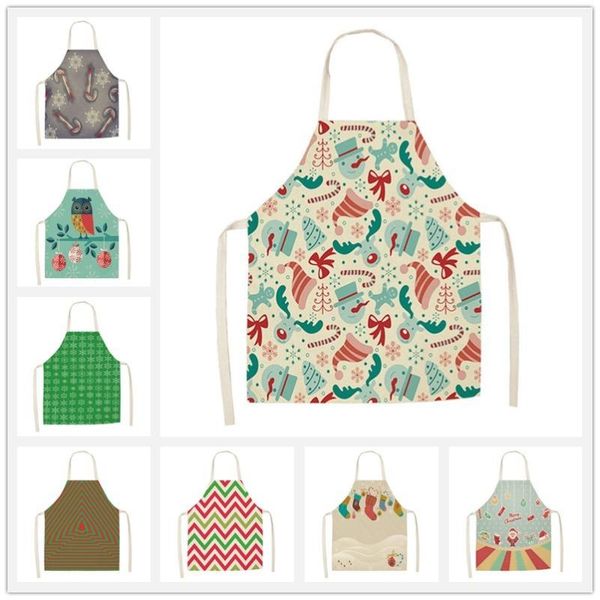 christmas pattern kitchen aprons woman men cotton linen bibs home cooking bbq apron cleaning baking accessory 53*65cm pm0005
christmas pattern kitchen aprons woman men cotton linen bibs home cooking bbq apron cleaning baking accessory 53*65cm pm0005