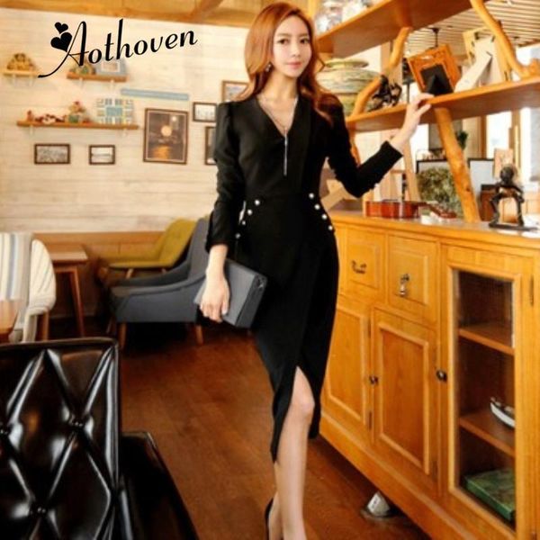 casual dresses 2021 autumn bodycon asymmetrical dress women black split bandage v-neck long sleeves slim party vestidos, Black;gray
casual dresses 2021 autumn bodycon asymmetrical dress women black split bandage v-neck long sleeves slim party vestidos, Black;gray