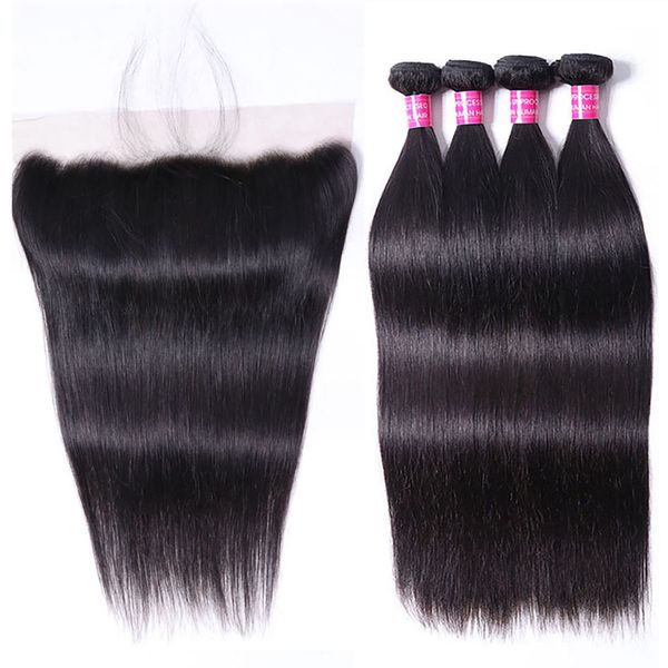 silky straight brazilian bundles 4pcs/lot human hair weaves with 13x4 lace frontal peruvian virgin wefts wholesale 10-30 inch, Black
silky straight brazilian bundles 4pcs/lot human hair weaves with 13x4 lace frontal peruvian virgin wefts wholesale 10-30 inch, Black