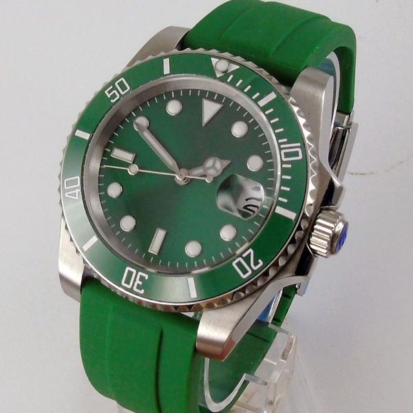 wristwatches green nh35 miyota movement watch male sapphire crystal stainless steel bracelet rubber solid backcover, Slivery;brown
wristwatches green nh35 miyota movement watch male sapphire crystal stainless steel bracelet rubber solid backcover, Slivery;brown