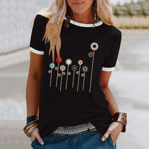 women's t-shirt 5xl plus size women plant flowers floral print t shirt summer casual short sleeve o-neck lady cotton fashion street hip, White
women's t-shirt 5xl plus size women plant flowers floral print t shirt summer casual short sleeve o-neck lady cotton fashion street hip, White