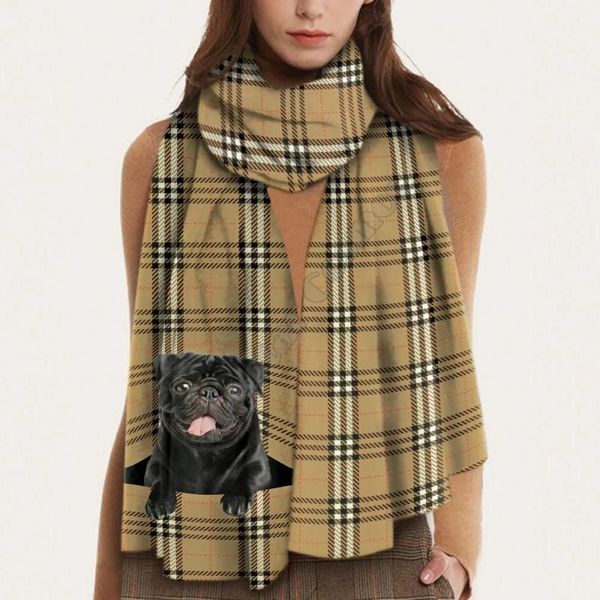 scarves keep you warm pug 3d printed imitation cashmere scarf autumn and winter thickening shawl, Blue;gray
scarves keep you warm pug 3d printed imitation cashmere scarf autumn and winter thickening shawl, Blue;gray