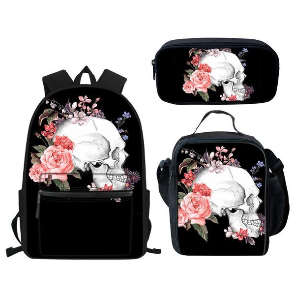 school bags art skull kids student shoulder girls 3pcs pattern orthopedic satchel backpack pencil book bag teenagers rucksack
school bags art skull kids student shoulder girls 3pcs pattern orthopedic satchel backpack pencil book bag teenagers rucksack