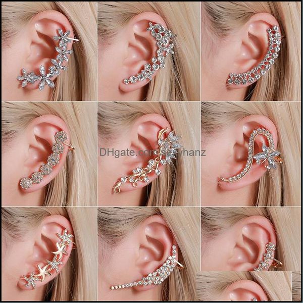 cuff jewelryearrings temperament fl of diamonds butterfly flowers single crystal ear clips fashionable catwalk nightclub earrings drop deliv, Silver
cuff jewelryearrings temperament fl of diamonds butterfly flowers single crystal ear clips fashionable catwalk nightclub earrings drop deliv, Silver