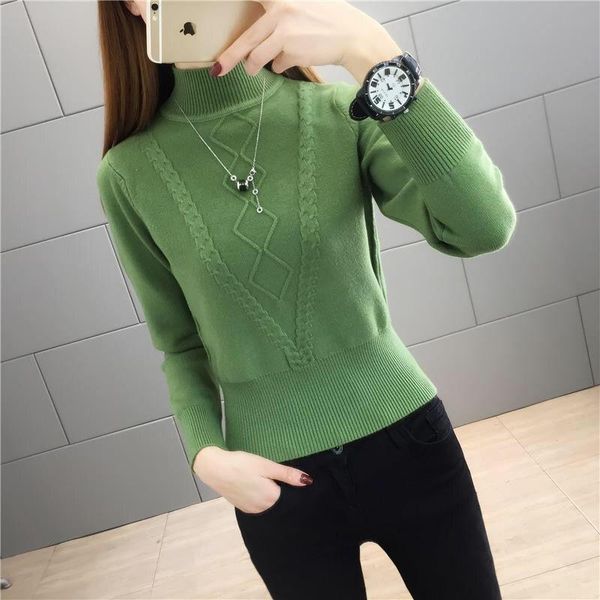 women's sweaters vy1058 2021 spring autumn winter women fashion casual warm nice sweater woman female ol turtleneck, White;black
women's sweaters vy1058 2021 spring autumn winter women fashion casual warm nice sweater woman female ol turtleneck, White;black