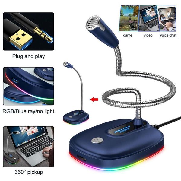 studio speech microphone gaming plug & play podcast video game 360° adjust y for deskpc lapmicrophones
studio speech microphone gaming plug & play podcast video game 360° adjust y for deskpc lapmicrophones