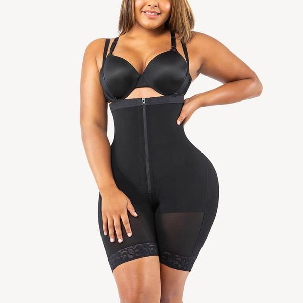women's shapers a comfy shaping jumpsuit flatten abdomen waist and hips zip front closure shapewear firm tummy compression bulifter, Black;white
women's shapers a comfy shaping jumpsuit flatten abdomen waist and hips zip front closure shapewear firm tummy compression bulifter, Black;white
