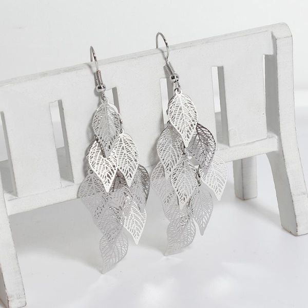 dangle & chandelier 0.7mm women copper filigree leaves earring colorful leaf tassel bohemian dorp earrings long for fashion-1piece, Silver
dangle & chandelier 0.7mm women copper filigree leaves earring colorful leaf tassel bohemian dorp earrings long for fashion-1piece, Silver