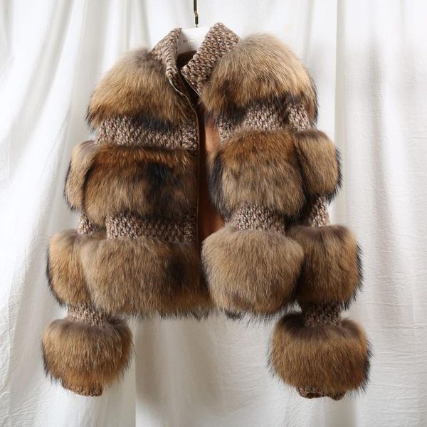 women's fur & faux coat raccoon dog jacket short female jackets autumn winter clothes women 2021 ropa de mujer pph2671, Black
women's fur & faux coat raccoon dog jacket short female jackets autumn winter clothes women 2021 ropa de mujer pph2671, Black