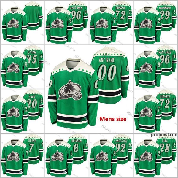 nathan mackinnon colorado avalanche 2021 st patricks day jersey cale makar mikko rantanen gabriel landeskog girard bowen byram kadri sakic, Black;red
nathan mackinnon colorado avalanche 2021 st patricks day jersey cale makar mikko rantanen gabriel landeskog girard bowen byram kadri sakic, Black;red