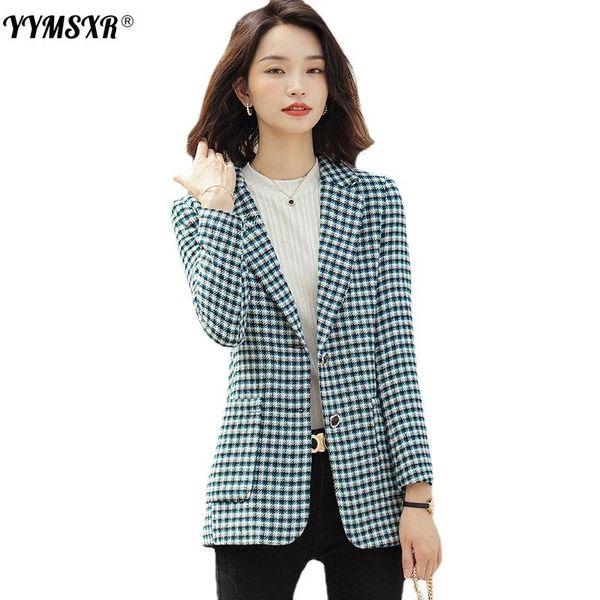 women's suits & blazers 2021 autumn and winter high-quality plus size suit long-sleeved professional wear female plaid jacket overalls, White;black
women's suits & blazers 2021 autumn and winter high-quality plus size suit long-sleeved professional wear female plaid jacket overalls, White;black