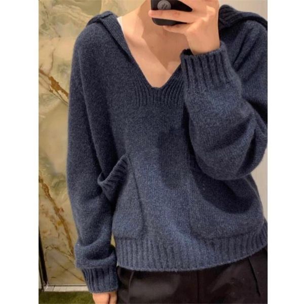women's sweaters 2021 autumn winter sailor collar sweater simple casual loose knit pocket lapel long sleeve pullover, White;black
women's sweaters 2021 autumn winter sailor collar sweater simple casual loose knit pocket lapel long sleeve pullover, White;black