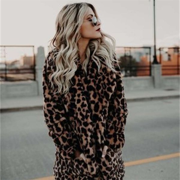 women's jackets coats fashionable and versatile lapel leopard print fur medium length long sleeve female 3wge, Black;brown
women's jackets coats fashionable and versatile lapel leopard print fur medium length long sleeve female 3wge, Black;brown