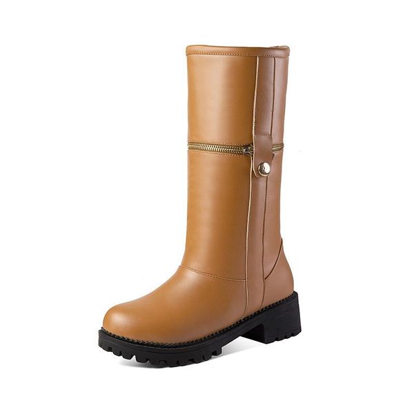 boots qplyxco2021 arrival mid calf women pu zipper winter snow comfortable square heels casual shoes ladies, Black
boots qplyxco2021 arrival mid calf women pu zipper winter snow comfortable square heels casual shoes ladies, Black