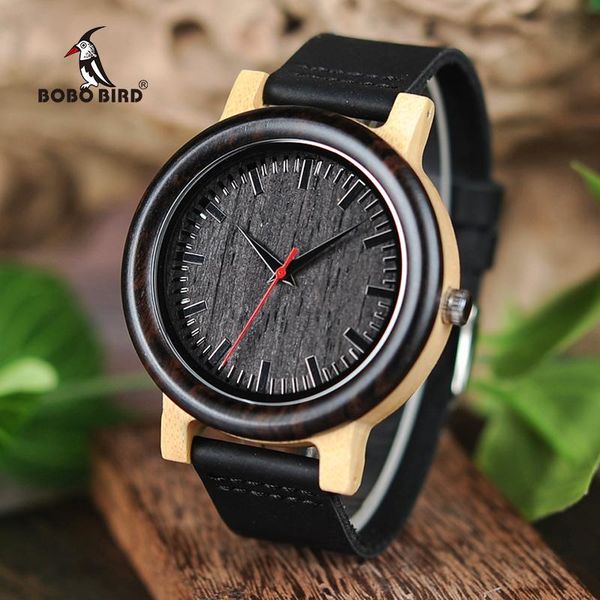 wristwatches bobo bird m13m14 wenge wood bamboo watches for men simple design quartz wristwatch in wooden gift box, Slivery;brown
wristwatches bobo bird m13m14 wenge wood bamboo watches for men simple design quartz wristwatch in wooden gift box, Slivery;brown