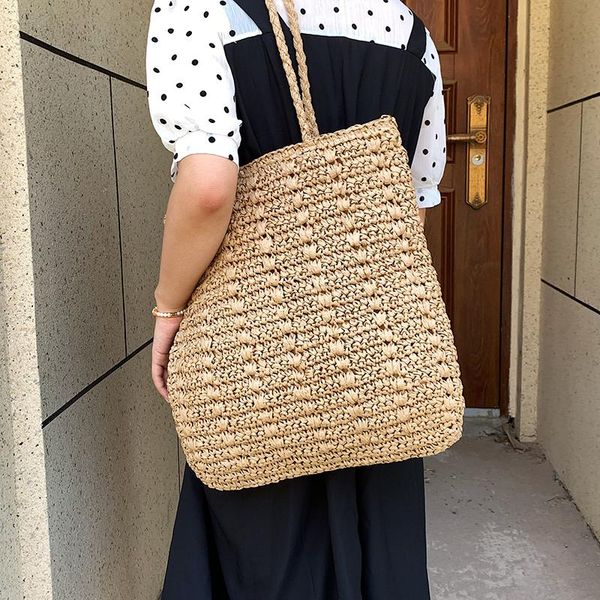 evening bags summer hand-woven shoulder for women 2021 straw handbag bohemian beach totes lady travel shopping 7494
evening bags summer hand-woven shoulder for women 2021 straw handbag bohemian beach totes lady travel shopping 7494