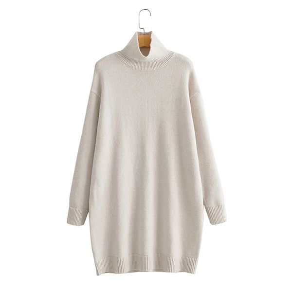 women's winter fashion white oversize turtleneck long pullover knitted sweater vintage warm v neck casual ropa mujer 210510, White;black
women's winter fashion white oversize turtleneck long pullover knitted sweater vintage warm v neck casual ropa mujer 210510, White;black