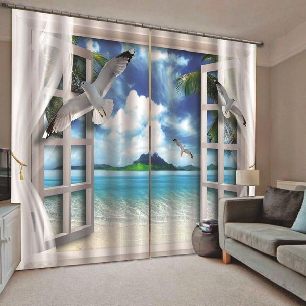 curtain & drapes window curtains 3d luxury blackout living room beach cutains
curtain & drapes window curtains 3d luxury blackout living room beach cutains