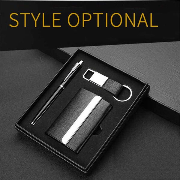 card holders bycobecy 2021 business pu holder set pen key organizer case multi metal luxury gift, Brown;gray
card holders bycobecy 2021 business pu holder set pen key organizer case multi metal luxury gift, Brown;gray