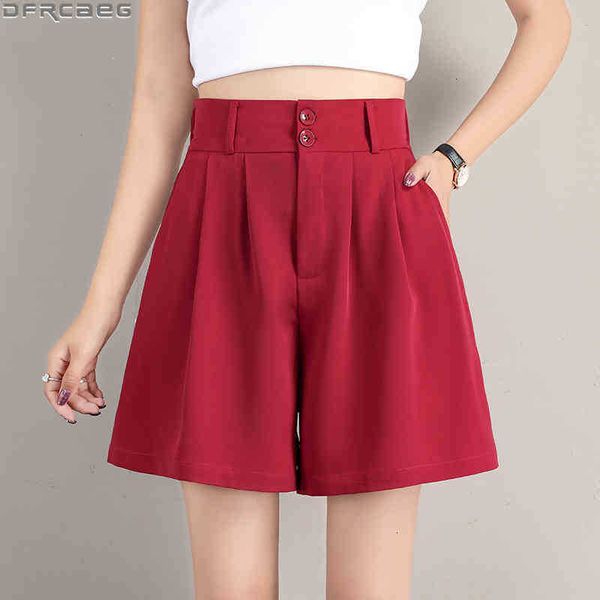 women's shorts casual streetwear black purple pink red summer wide leg ladies loose high waist bermuda feminina hd5o, White;black
women's shorts casual streetwear black purple pink red summer wide leg ladies loose high waist bermuda feminina hd5o, White;black