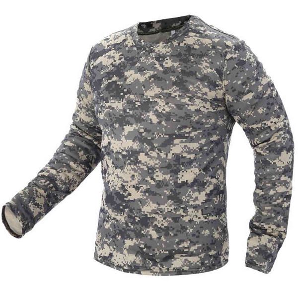 long sleeve t-shirt tactical camouflage t shirts men new spring quick dry breathable army brand clothing, White;black
long sleeve t-shirt tactical camouflage t shirts men new spring quick dry breathable army brand clothing, White;black