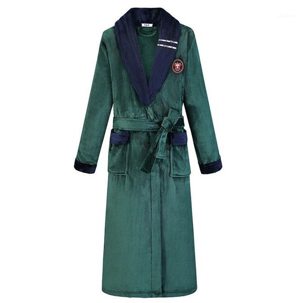 men's sleepwear warm thicken long robe bathrobe nightgown oversized flannel men winter kimono gown casual loose homewear 3xl 4xl, Black;brown
men's sleepwear warm thicken long robe bathrobe nightgown oversized flannel men winter kimono gown casual loose homewear 3xl 4xl, Black;brown