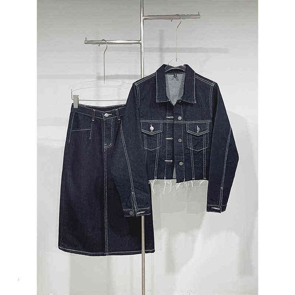 women's jackets autumn et women's two-piece set loose and thin work style denim suit fashion, Black;brown
women's jackets autumn et women's two-piece set loose and thin work style denim suit fashion, Black;brown