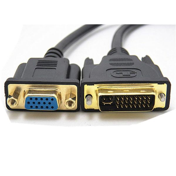 male to vga / female cable dvi-i 24+5 turn connect wire cord video line for hdtv dvd notebook cables & connectors
male to vga / female cable dvi-i 24+5 turn connect wire cord video line for hdtv dvd notebook cables & connectors
