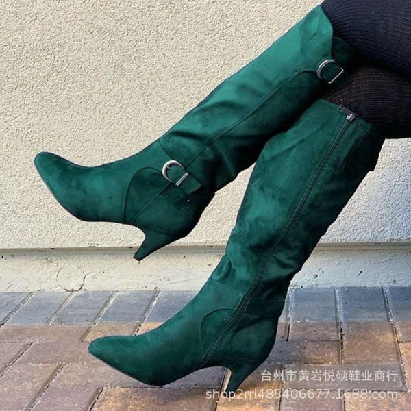 boots women's autumn and winter high-heeled belt buckle children's large size shoes fashion wild simple, Black
boots women's autumn and winter high-heeled belt buckle children's large size shoes fashion wild simple, Black