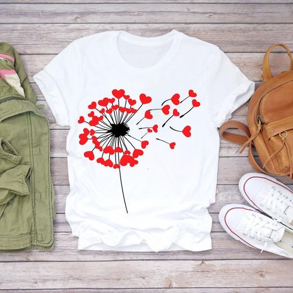 and women love dandelion mens t shirts fashion womens aesthetic kawaii 90s print lady graphic shirt ladies female tee, White;black
and women love dandelion mens t shirts fashion womens aesthetic kawaii 90s print lady graphic shirt ladies female tee, White;black