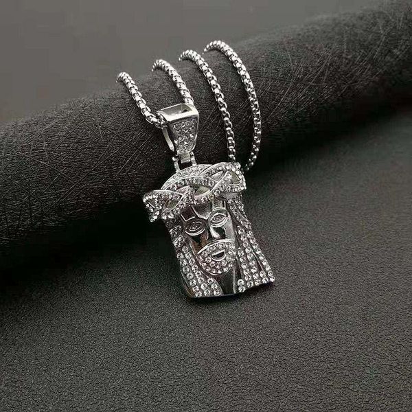 pendant necklaces potcet neutral stainless steel catholic jesus christ titanium necklace geometric hip hop fashion party jewelry, Silver
pendant necklaces potcet neutral stainless steel catholic jesus christ titanium necklace geometric hip hop fashion party jewelry, Silver