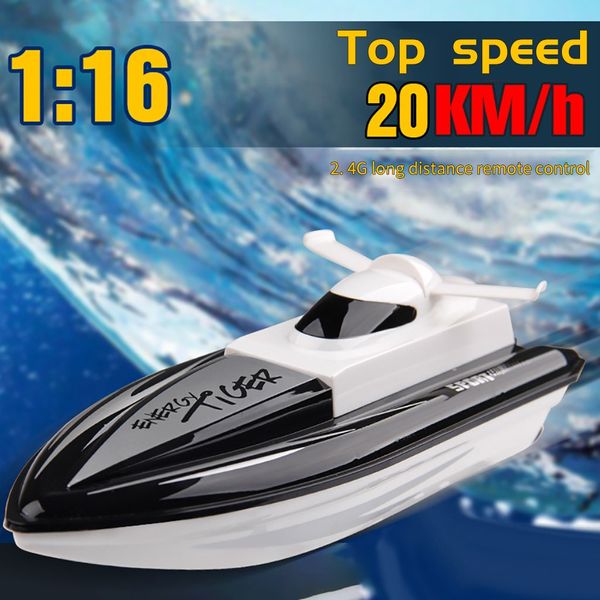 

WL912-A RC Racing Boat 2.4G 35KM/H High Speed 390 Motor Capsize Protection Remote Control Toy Boats