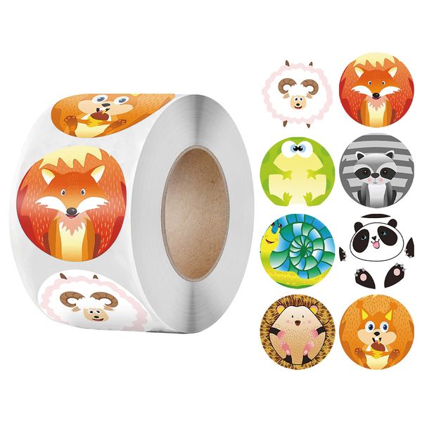 500pcs/roll Animals Cartoon Stickers for Kids Classic Toys Sticker 8 Designs Pattern 1 School Teacher Supplies Reward Sticker
500pcs/roll Animals Cartoon Stickers for Kids Classic Toys Sticker 8 Designs Pattern 1 School Teacher Supplies Reward Sticker