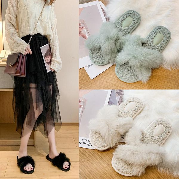 slippers winter flat cross soft fluffy faux fur home slipper woman shoes open toe house fashion slides flip flop solid 2021, Black
slippers winter flat cross soft fluffy faux fur home slipper woman shoes open toe house fashion slides flip flop solid 2021, Black