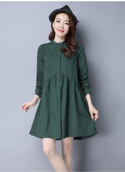 maternity dresses dress shirt loose high waist cotton simple collar 2021 spring long-sleeved solid color pregnant women, White
maternity dresses dress shirt loose high waist cotton simple collar 2021 spring long-sleeved solid color pregnant women, White