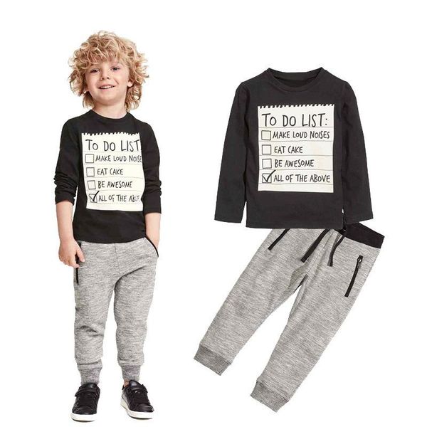 clothing sets baby set autumn children's suits letter kids boy tracksuit child sports suit t-shirt+pants boys clothes, White
clothing sets baby set autumn children's suits letter kids boy tracksuit child sports suit t-shirt+pants boys clothes, White