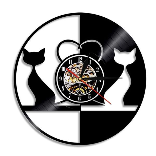 wall clocks vintage design love cats illuminated record clock animals couple led light kitten kitty home decor watch
wall clocks vintage design love cats illuminated record clock animals couple led light kitten kitty home decor watch