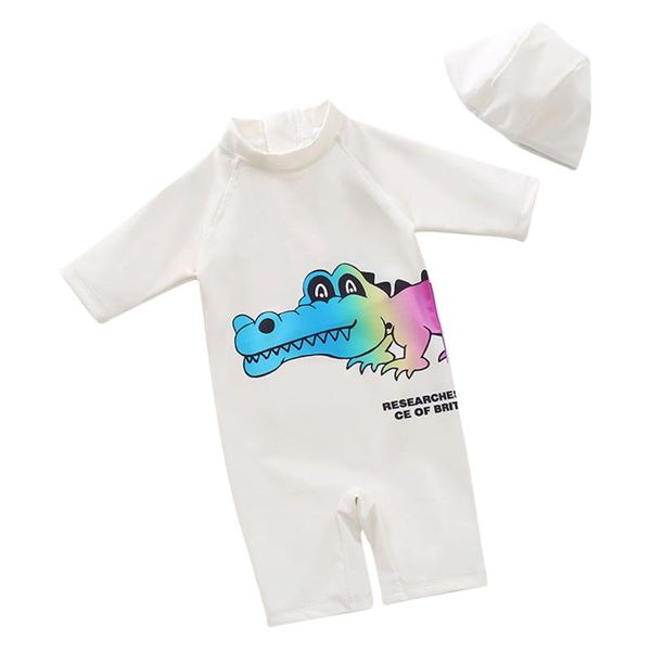 boy's swimsuit set cartoon animal print zipper playsuit and cap two-piece suit for vacation swimming beach children's swimwear one, Black
boy's swimsuit set cartoon animal print zipper playsuit and cap two-piece suit for vacation swimming beach children's swimwear one, Black
