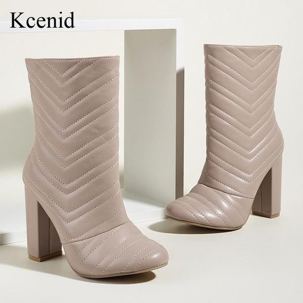 boots kcenid eur size 35-41 fashion women autumn winter round toe high heel ladies shoes trendy sewing mid calf zip1, Black
boots kcenid eur size 35-41 fashion women autumn winter round toe high heel ladies shoes trendy sewing mid calf zip1, Black