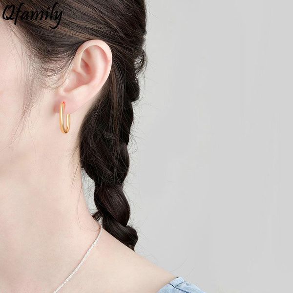 hoop & huggie 925 sterling silver simple u-shaped earrings for women men gold color punk geometric earring daily fashion ear jewelry, Golden;silver
hoop & huggie 925 sterling silver simple u-shaped earrings for women men gold color punk geometric earring daily fashion ear jewelry, Golden;silver