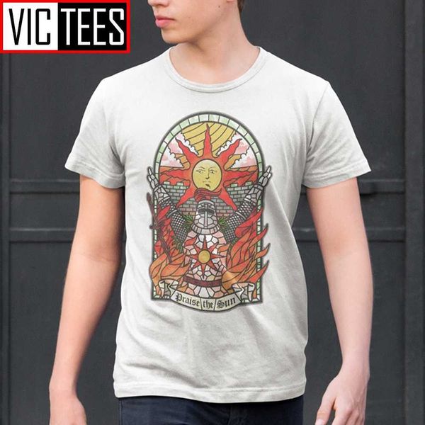 men's dark souls 3 church of the sun t-shirt praise youth tees cotton t shirt fashion clothing 210629, White;black
men's dark souls 3 church of the sun t-shirt praise youth tees cotton t shirt fashion clothing 210629, White;black
