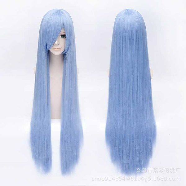 this light blue cos wig is better than that rident prince valkylia / tutor lily of the valley spring, Black
this light blue cos wig is better than that rident prince valkylia / tutor lily of the valley spring, Black