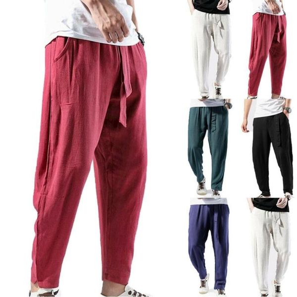 men's pants mens summer harem loose trousers casual baggy sports jogger jogging, Black 
men's pants mens summer harem loose trousers casual baggy sports jogger jogging, Black